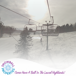 Ski Lift In The Laurel Highlands, Seven Springs PA Area