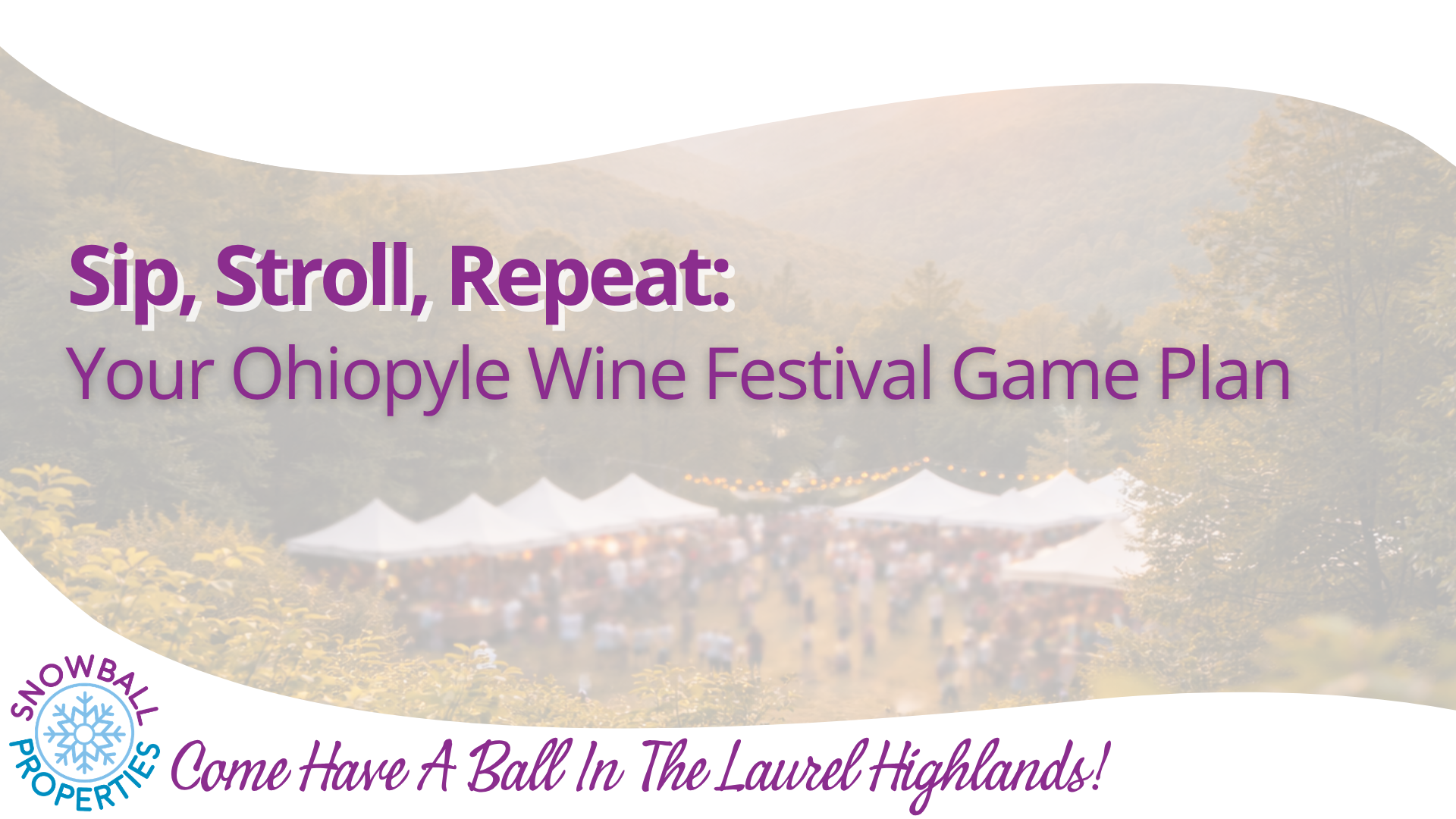 Sip, Stroll, Repeat: Your Ohiopyle Wine Festival Game Plan