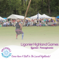 Ligonier Highland Games, Pennsylvania, Caber Toss
