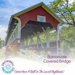 Barronvale Covered Bridge, Laurel Highlands, Pennsylvania