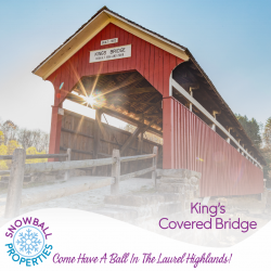 King's Covered Bridge, Pennsylvania, Laurel Highlands