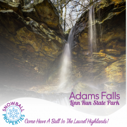 Adams Falls, Linn Run State Park