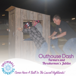 Farmers and Thresherman's Jubilee, Outhouse Dash, New Centerville, PA